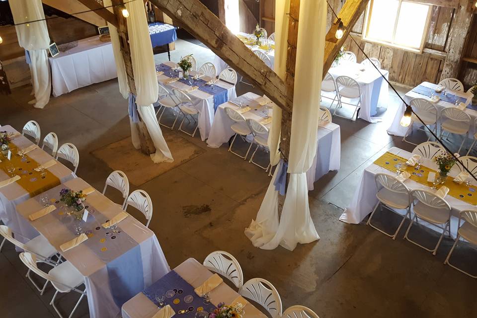 Main floor barn dining