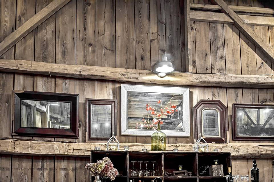 Space for a bar in the barn