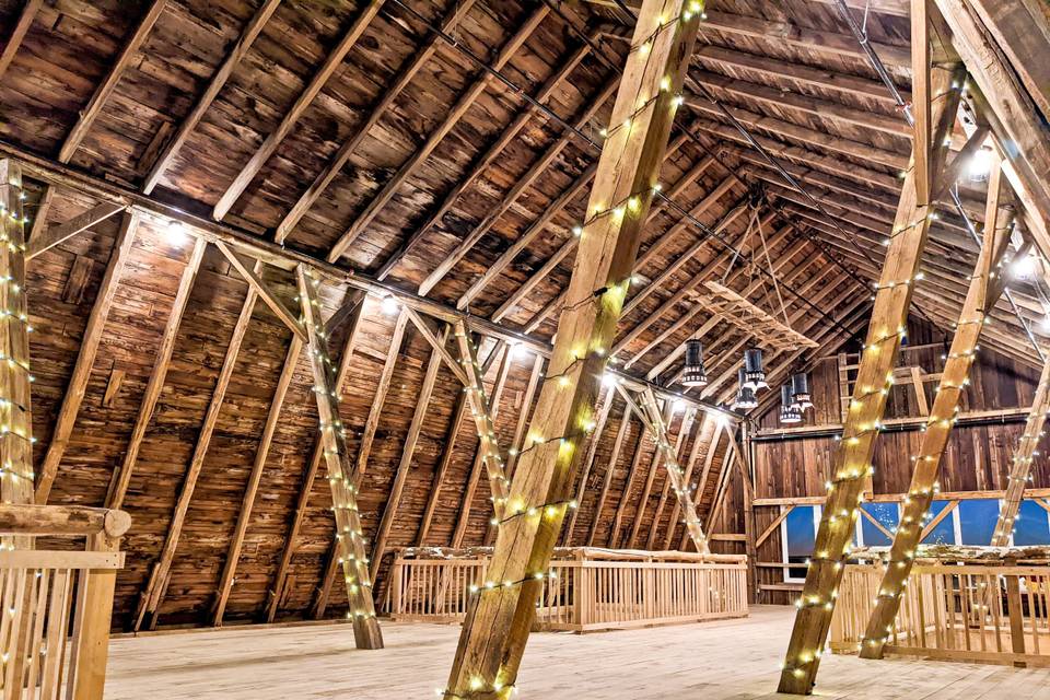 Barn loft evening