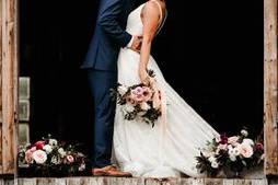 Couple in Barn