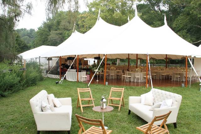 Outdoor reception area
