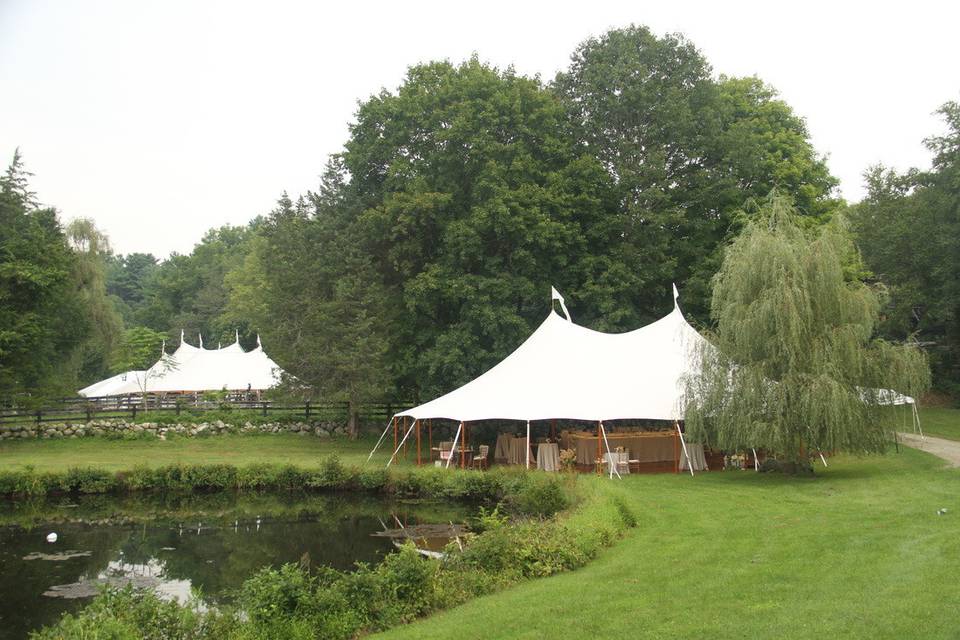 Outdoor reception area