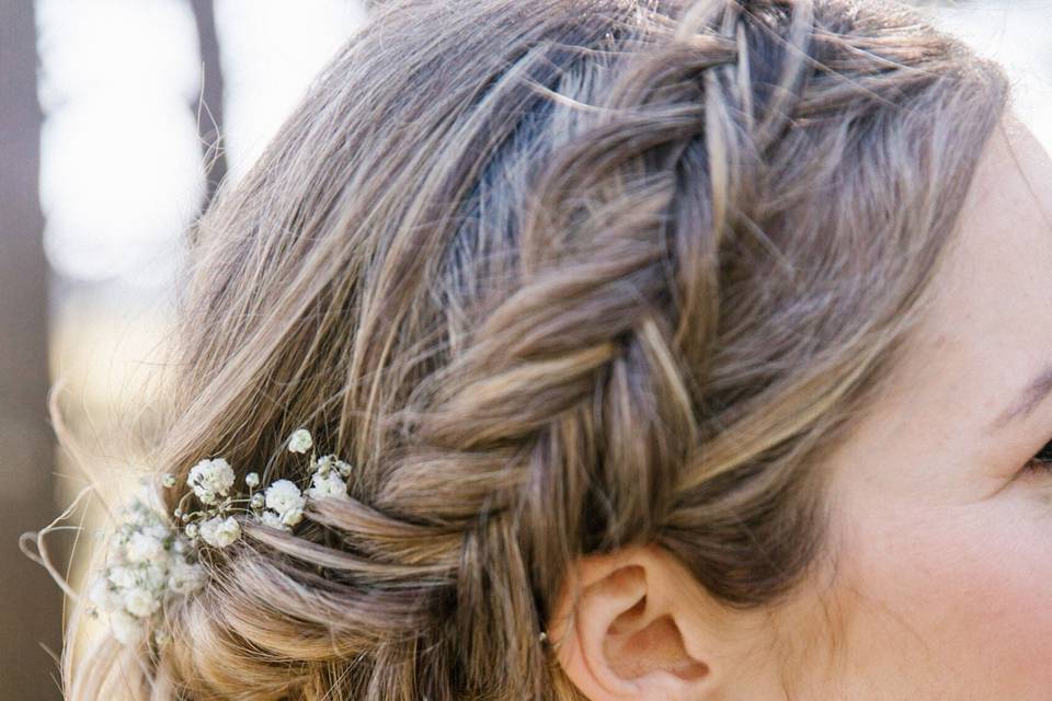 Bridal updo