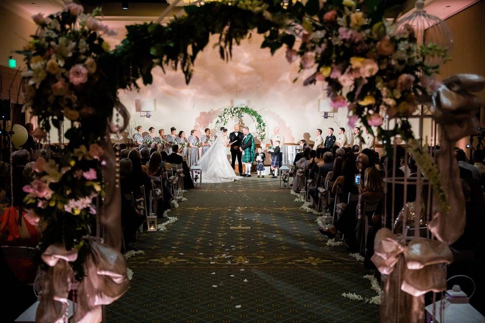 Indoor ceremony