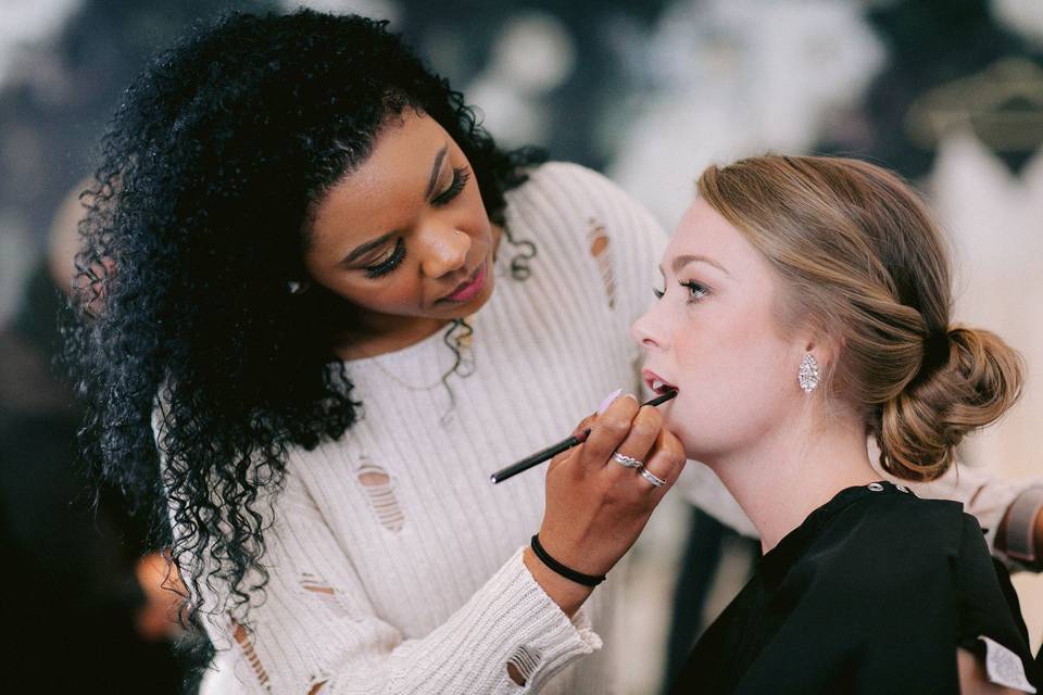 Makeup application