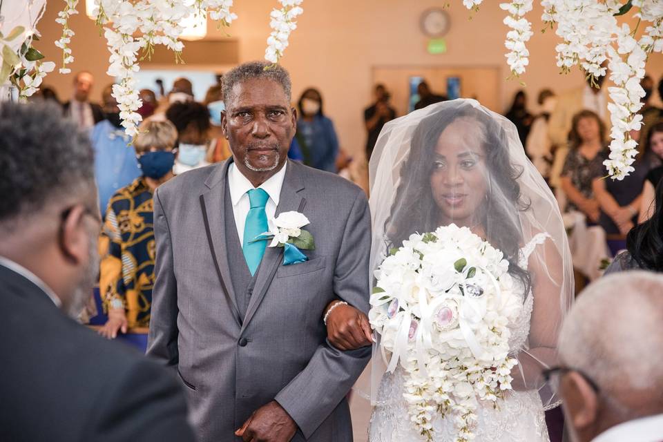 Bride and Father