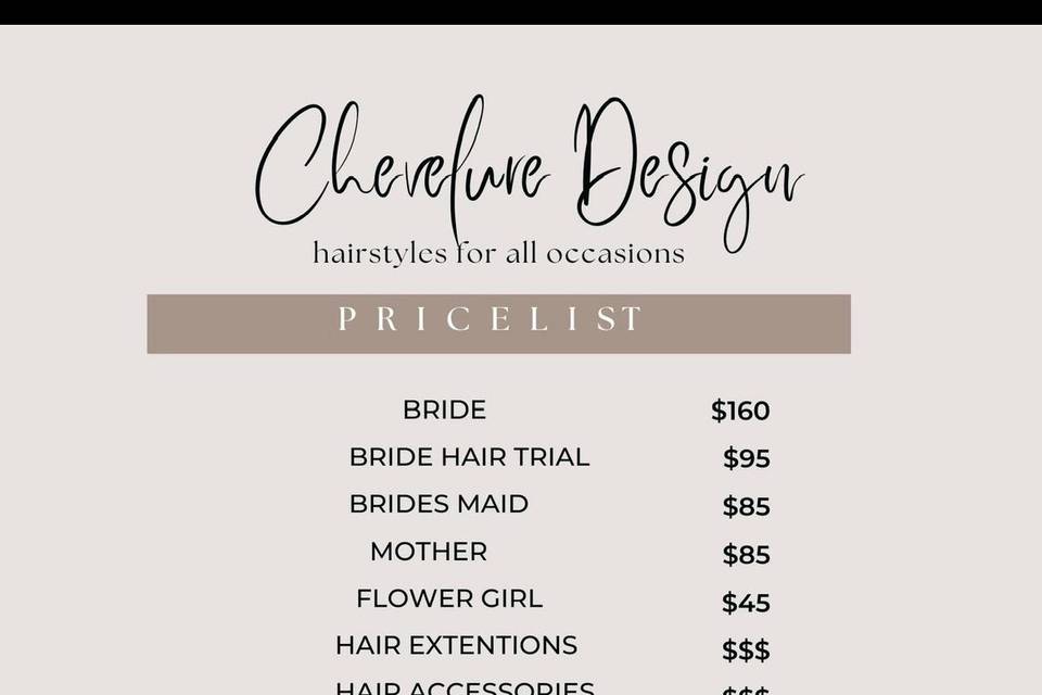 Pricelist