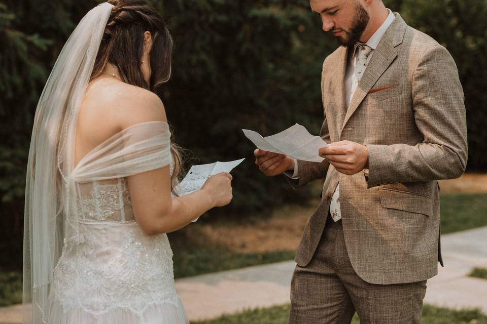 An exchanging of letters