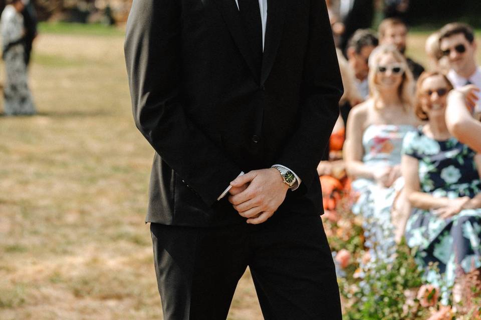 Wind mountain ranch ceremony