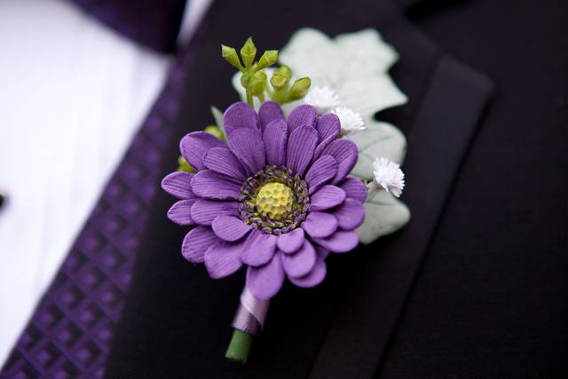 Groomsmen boutonniere