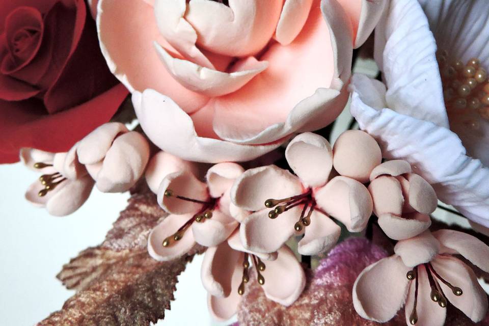 Peonies, anemones, roses