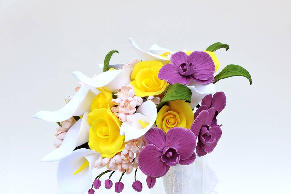 Cascade bridal bouquet