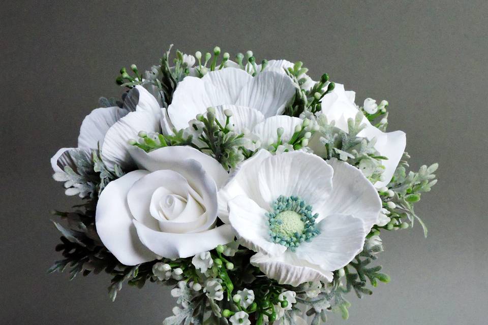 White and green bouquet