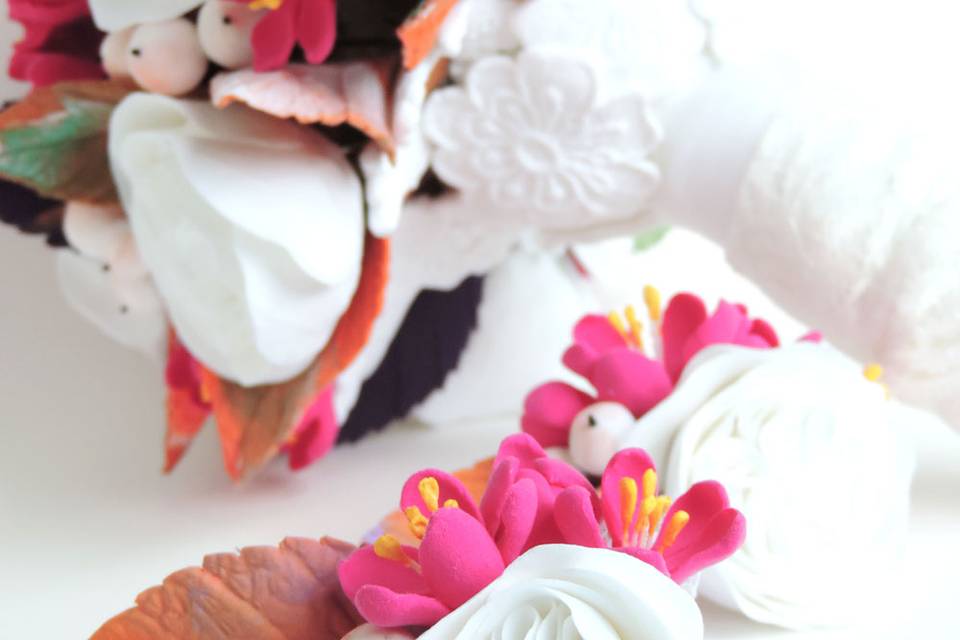 Matching boutonniere & corsage