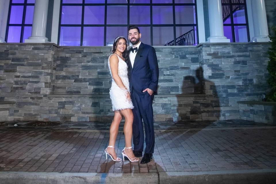 Front with Bride & Groom