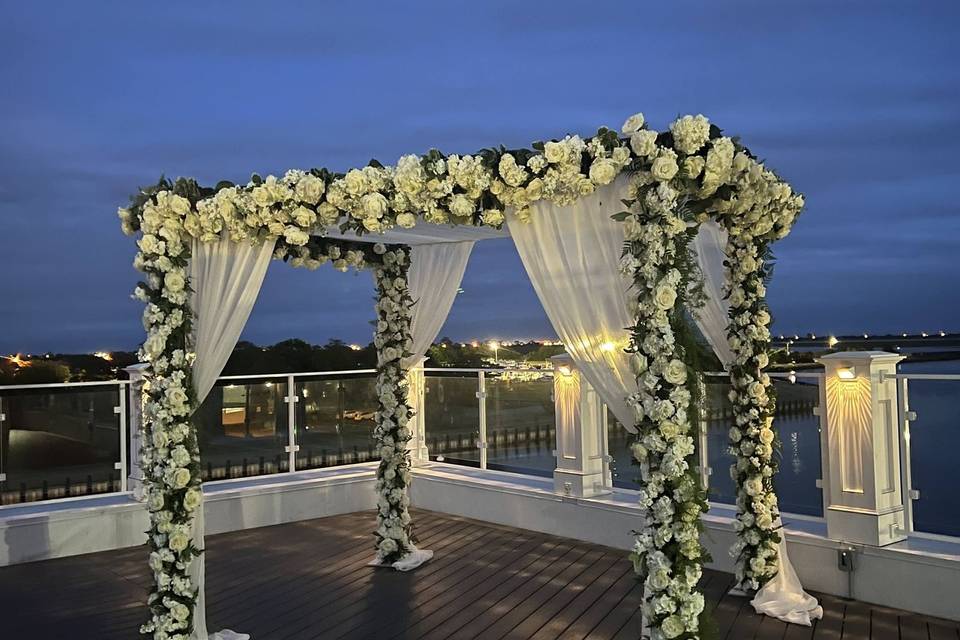 Chuppah on Rooftop