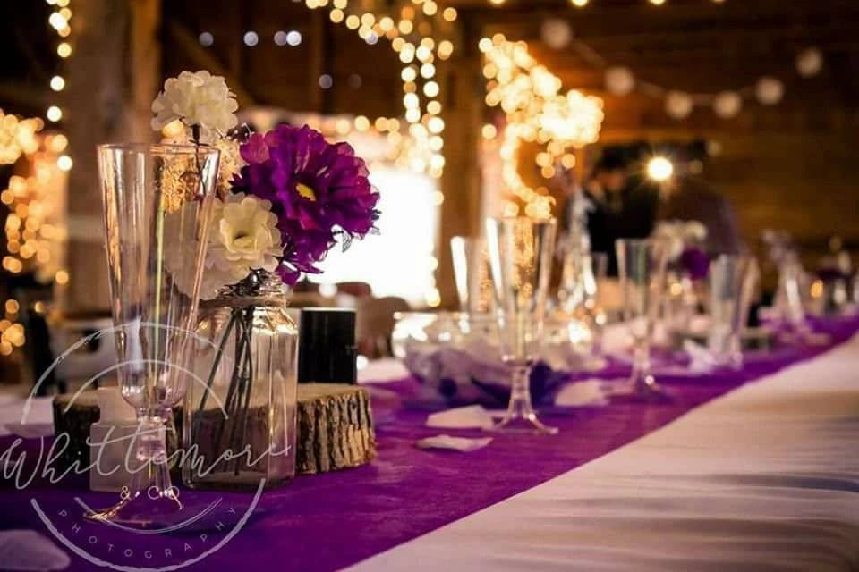 Reception table setup