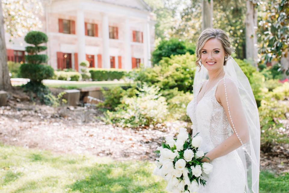 Smiling bride