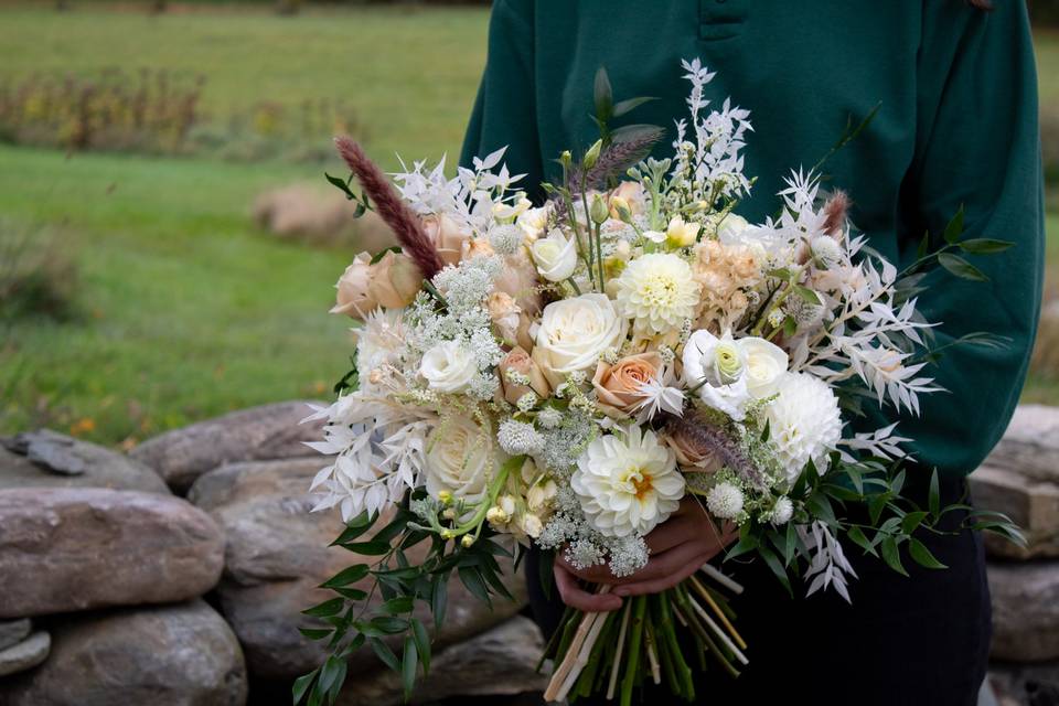 Boho bridal bouquet