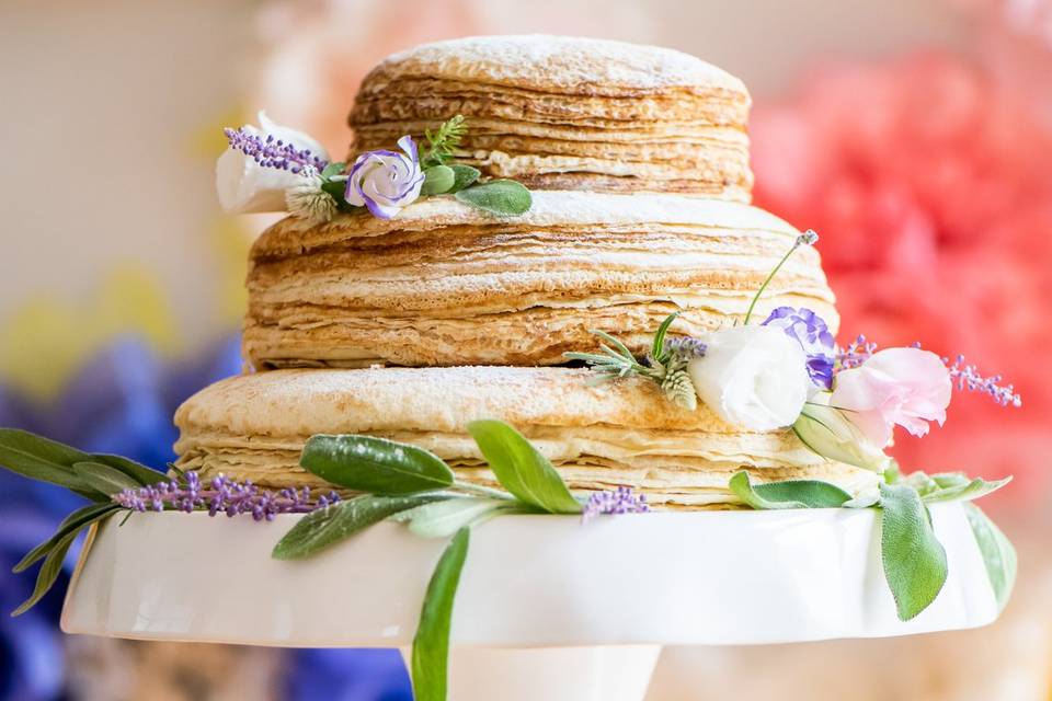 Vegan Crepe Cake with Coconut-Plantain Layer - My Eating Space