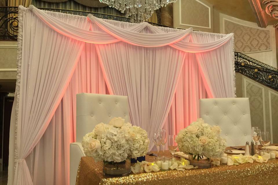 Sweetheart table-The Venetian