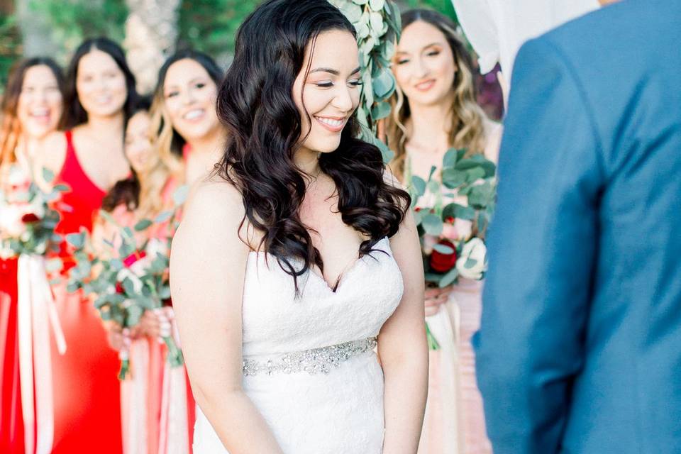 One of our 1st wedding florals