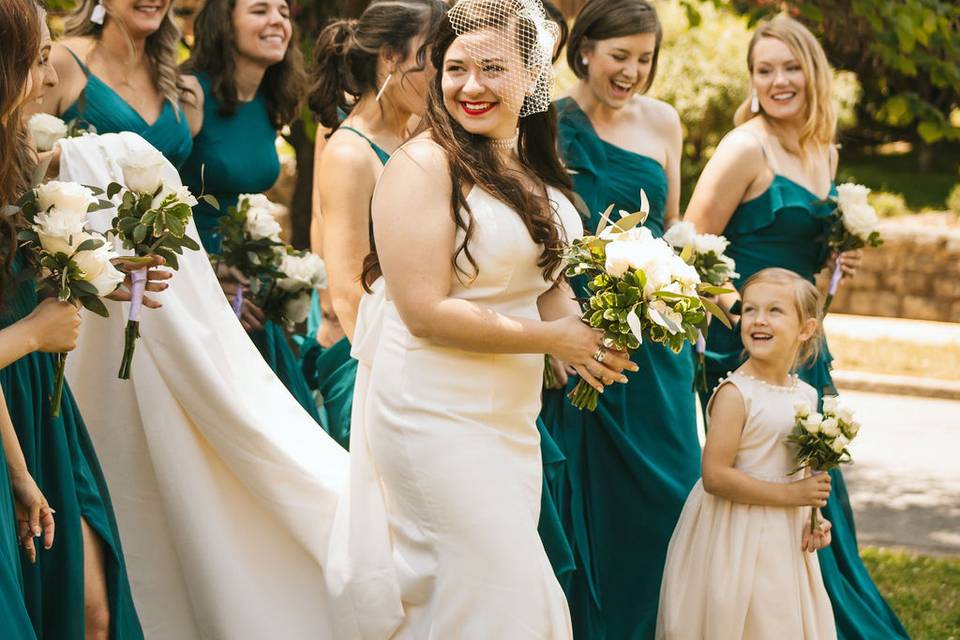 Bride + Bridesmaids