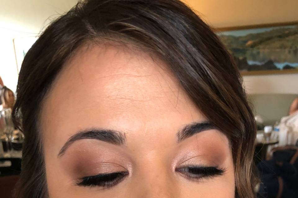 Warm Glam Bridal Makeup