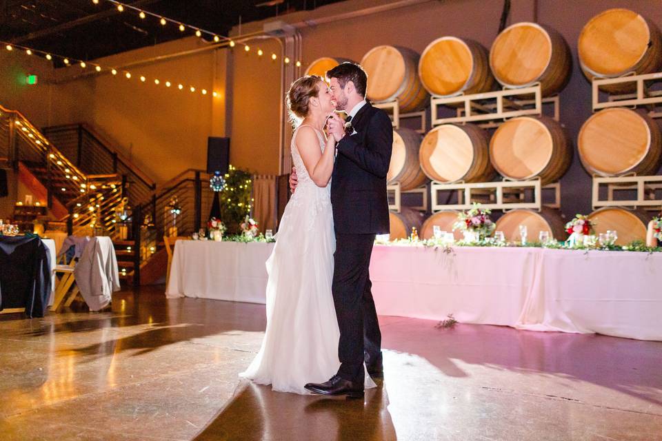 First Dance under the lights