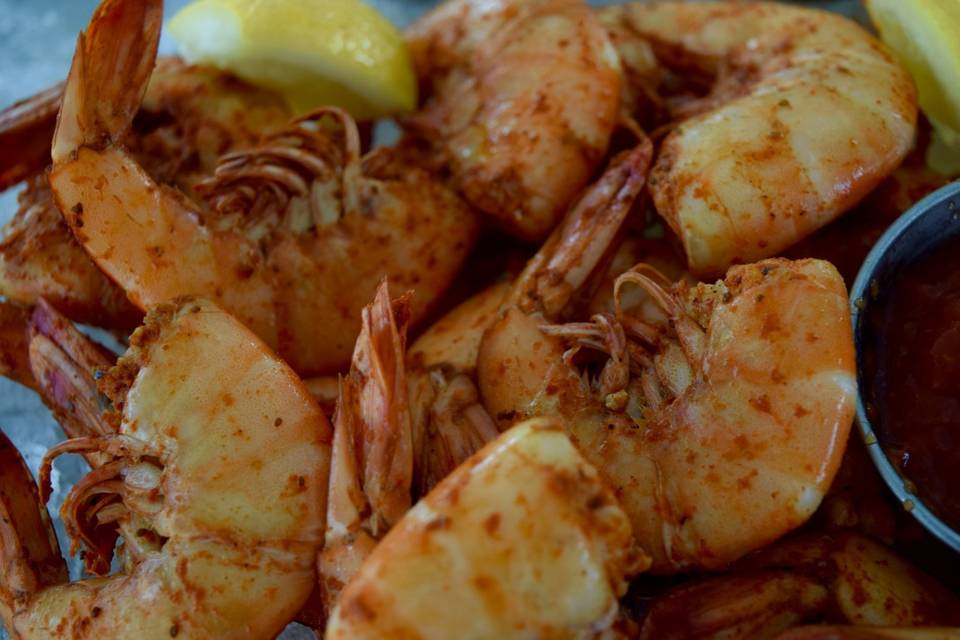 Spiced shrimp