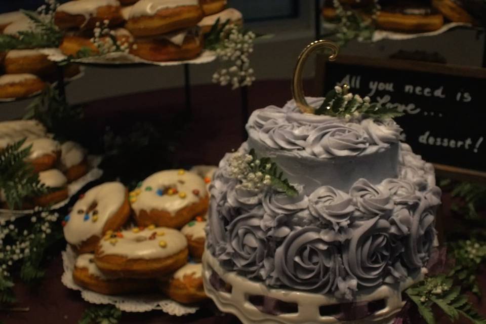 Andrew + Laura wedding cake