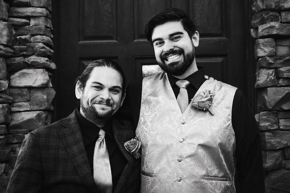 Groom and his Brother