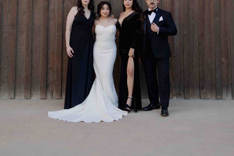 Wedding party photos