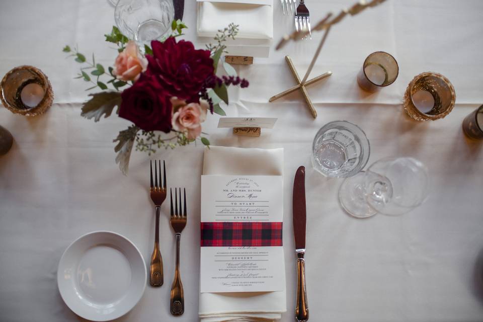 A tablescape