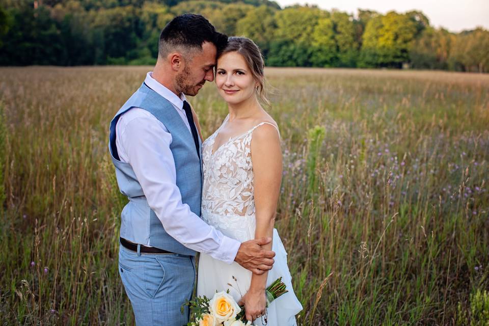 Golden Hour and Wildflowers