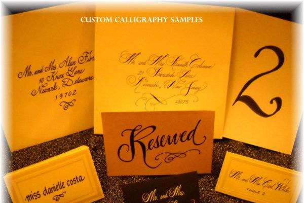 Custom Calligraphy