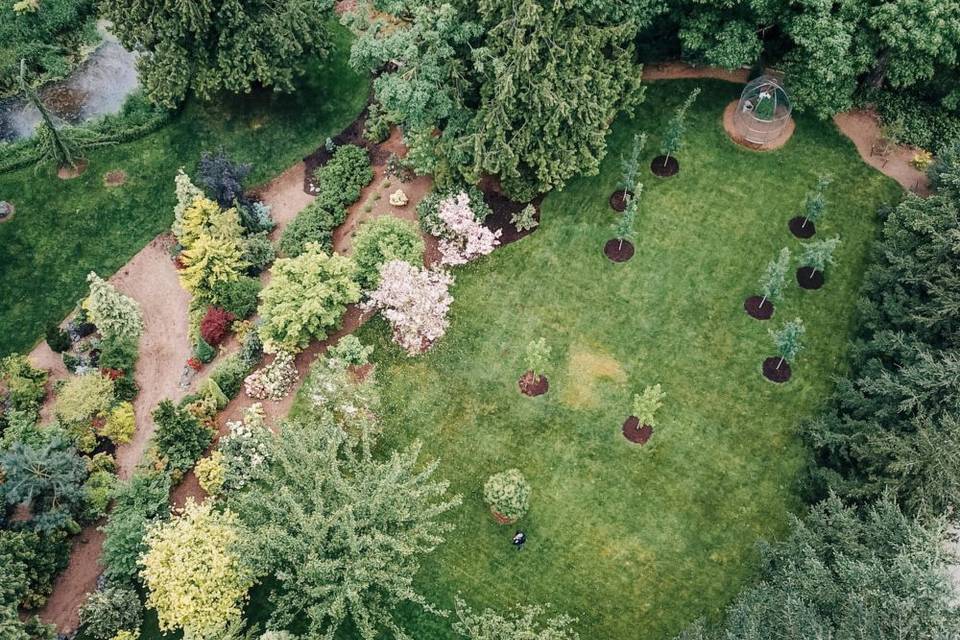 Ariel view of Aspen Grove