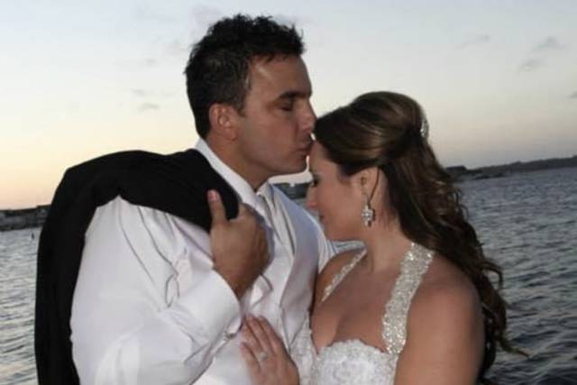 Updo on bride