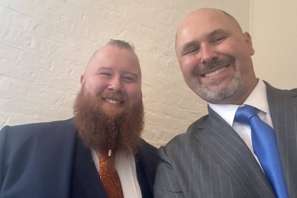Mr W- newly married!