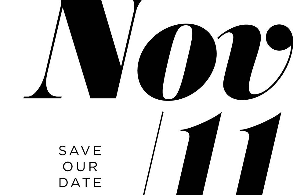 Vogue Save the Date