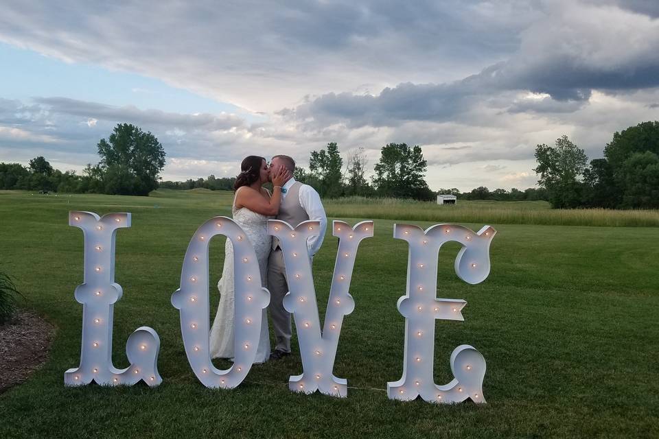 Couple kissing