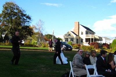 Blue skies for the ceremony
