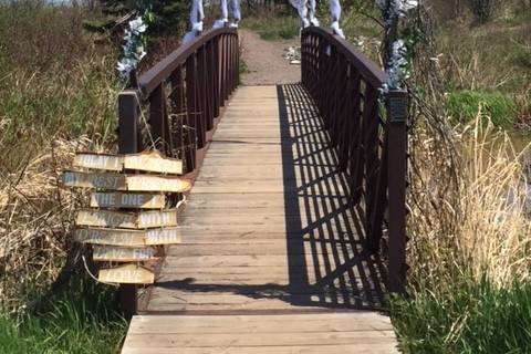 The bridge to ceremony site