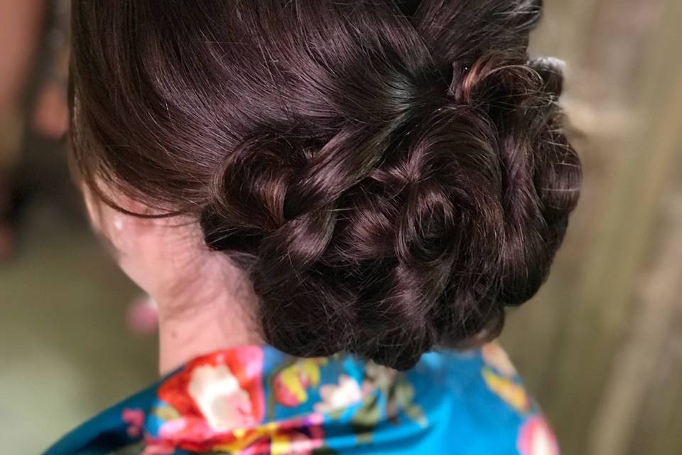 Bun updo