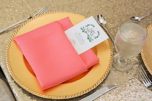 Close up table setting