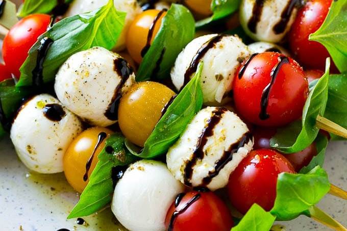 Caprese skewers