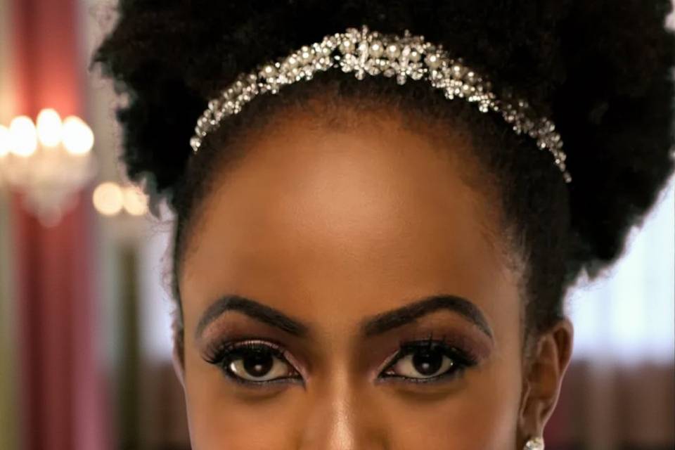BLACK BRIDAL MAKEUP