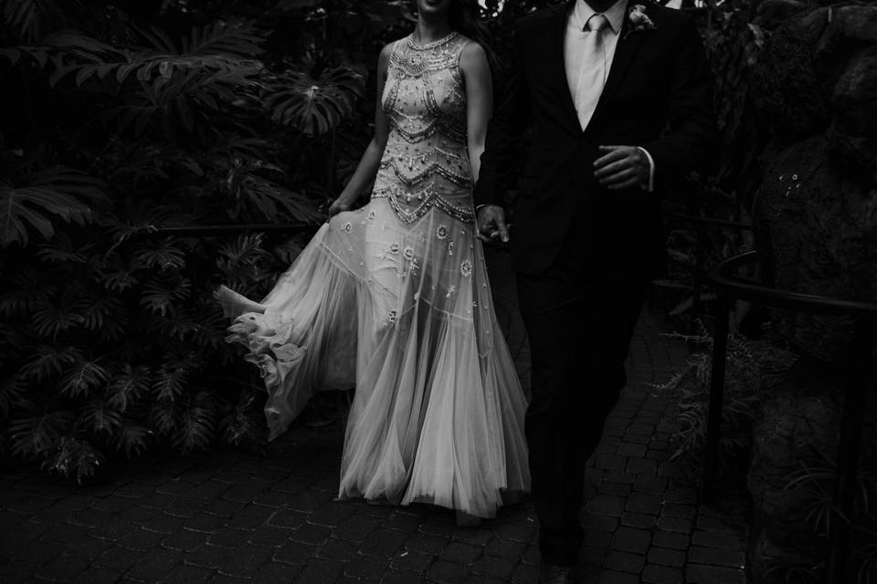 Franklin Park Conservatory wed