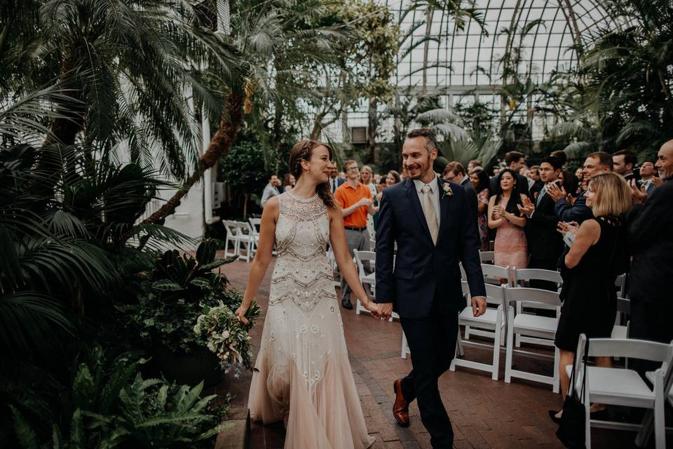 Franklin Park Conservatory wed