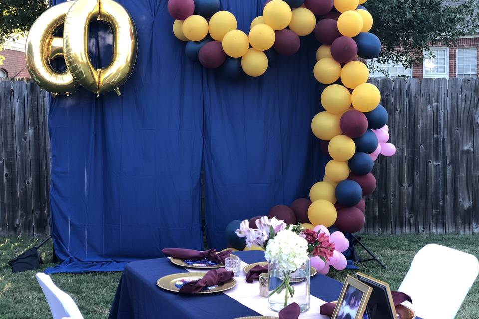 Elegant Backyard 60th Birthday